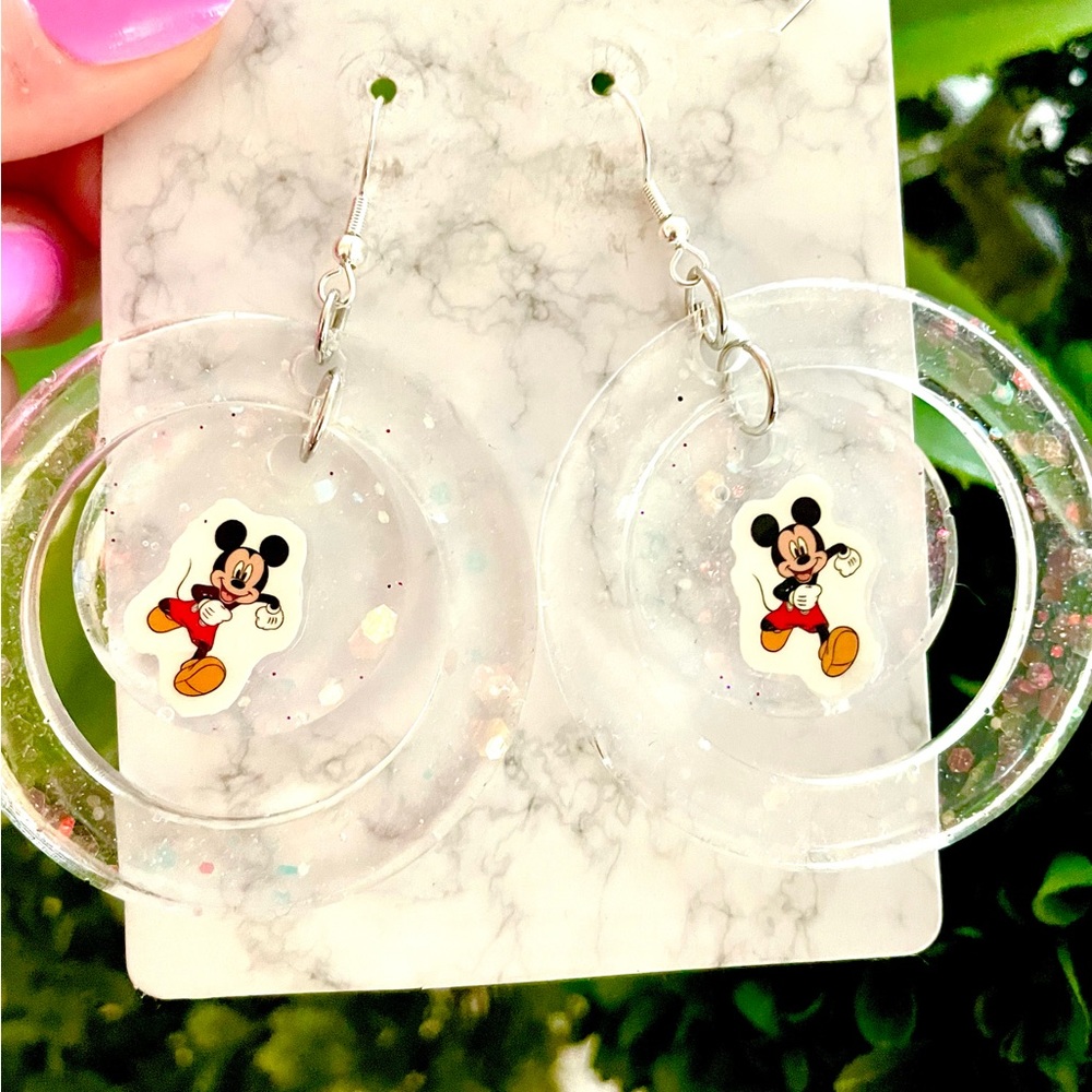 Mickey Mouse Acrylic Earrings